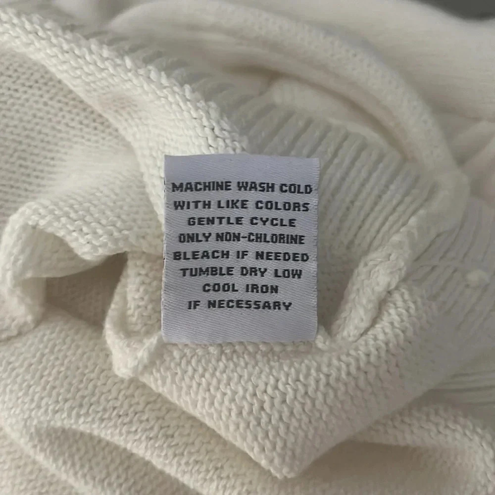 525 NWOT Cotton Sweater String and Puff Sleeve Detail, Size XL - Picture 10 of 10